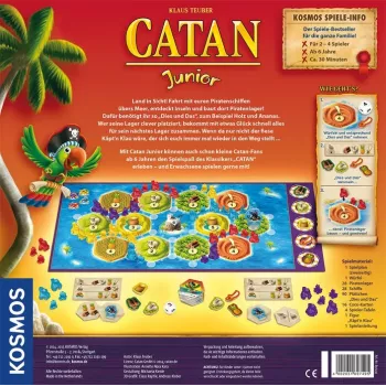 Kosmos 697495 Catan Junior juego de mesa, estrategia, a partir de 10 años