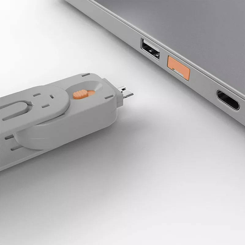 Bloqueador de puertos Lindy USB Port Blocker pack de 4 uds. código de color naranja