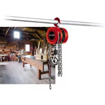 Polipasto de cadena Einhell TC-CH 1000 1000 kg 2,5 m rojo plateado