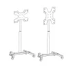 Soporte para pantalla de señalización Hagor 1983 139,7 cm (55