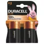 Pila desechable Duracell Plus 100 D alcalina