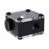 Alphacool Eisfluegel Indicador de flujo G1/4, cuadrado, acetal, Negro