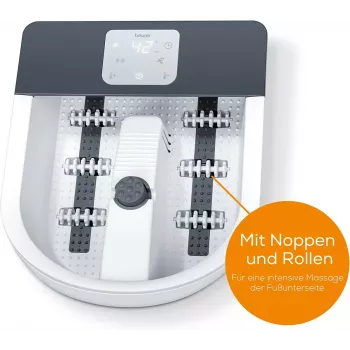 Baño de pies con hidromasaje Beurer FB 60 – baño de pies eléctrico, blanco/gris