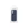 Samsung EF-OA256TBEGWW funda con ranura para tarjetas para Galaxy A25 5G, TPU, azul/negra