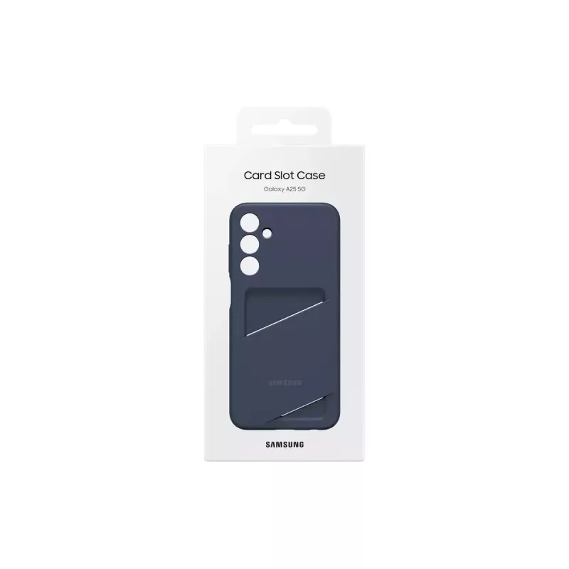 Samsung EF-OA256TBEGWW funda con ranura para tarjetas para Galaxy A25 5G, TPU, azul/negra