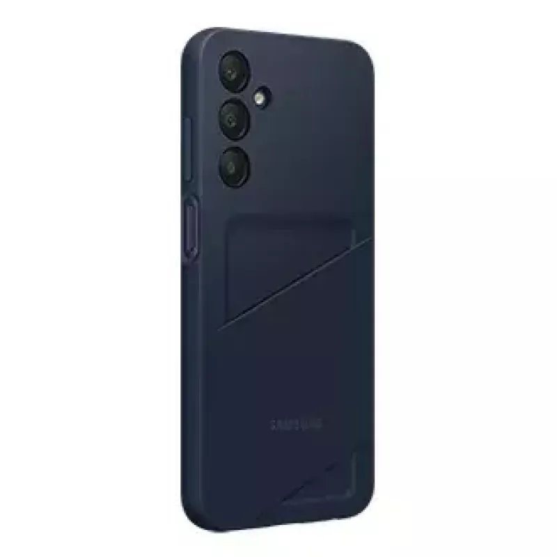 Samsung EF-OA256TBEGWW funda con ranura para tarjetas para Galaxy A25 5G, TPU, azul/negra