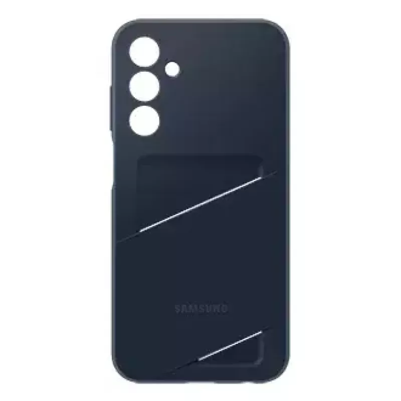 Samsung EF-OA256TBEGWW funda con ranura para tarjetas para Galaxy A25 5G, TPU, azul/negra