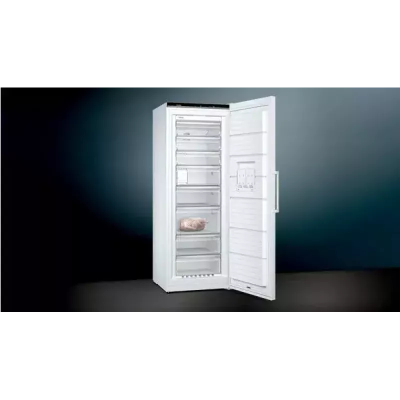 Siemens iQ500 GS58NAWDV congelador vertical independiente 366 L blanco