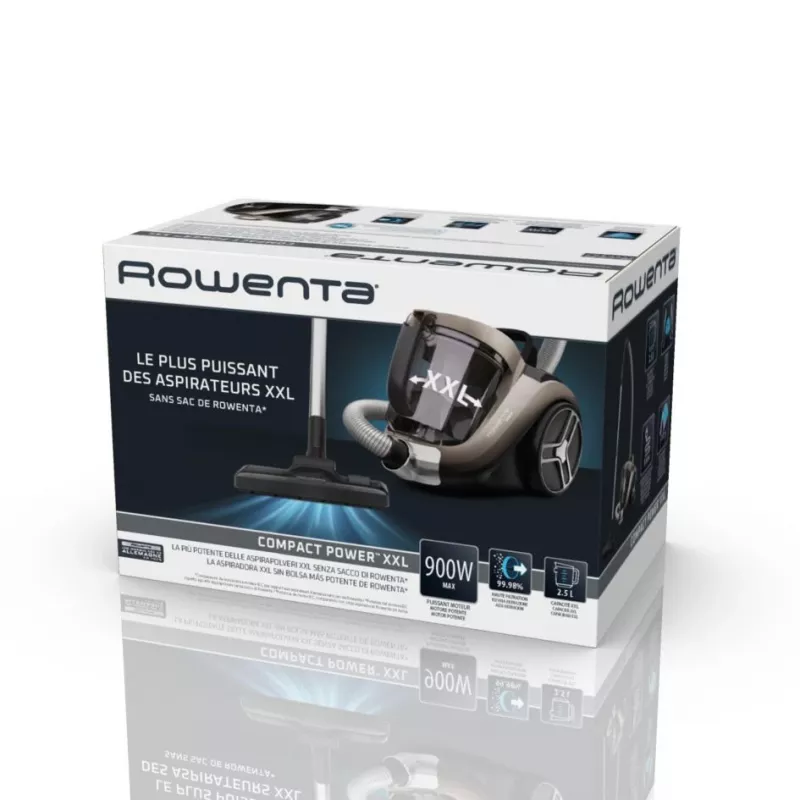 Rowenta Compact Power XXL RO4B30 aspirador de cilindro 2,5 l en seco 900 W sin bolsa