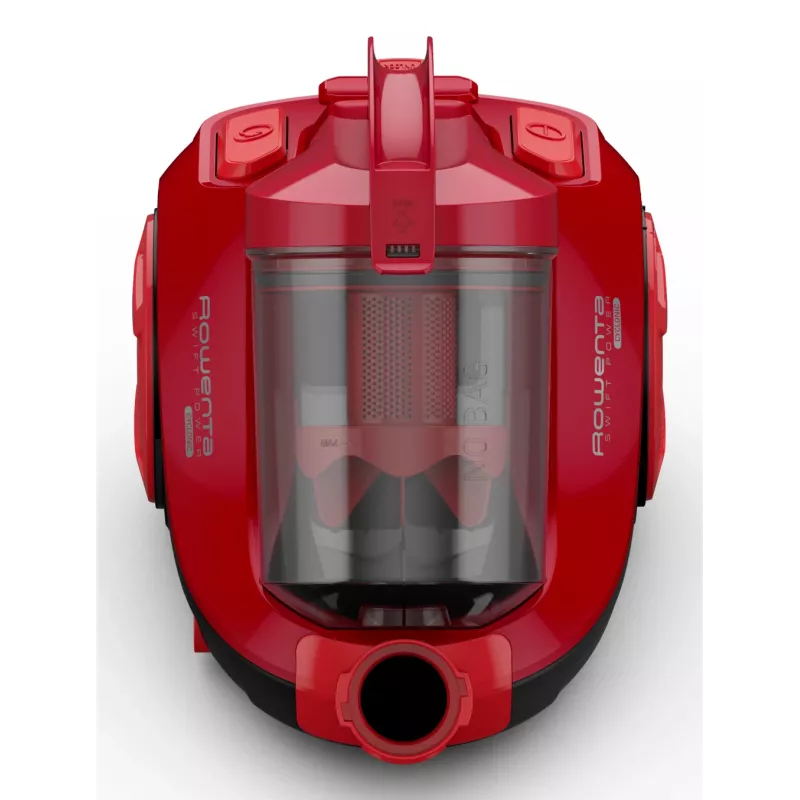 Rowenta Swift Power Cyclonic RO2913 aspiradora sin bolsa, filtración en 3 etapas, roja