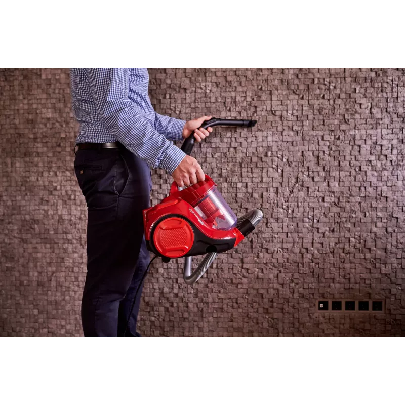 Rowenta Swift Power Cyclonic RO2913 aspiradora sin bolsa, filtración en 3 etapas, roja