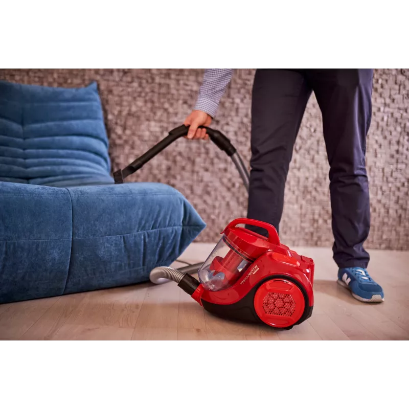 Rowenta Swift Power Cyclonic RO2913 aspiradora sin bolsa, filtración en 3 etapas, roja