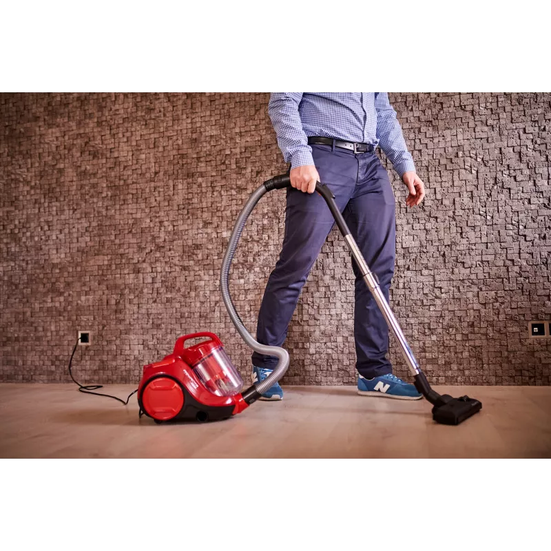 Rowenta Swift Power Cyclonic RO2913 aspiradora sin bolsa, filtración en 3 etapas, roja