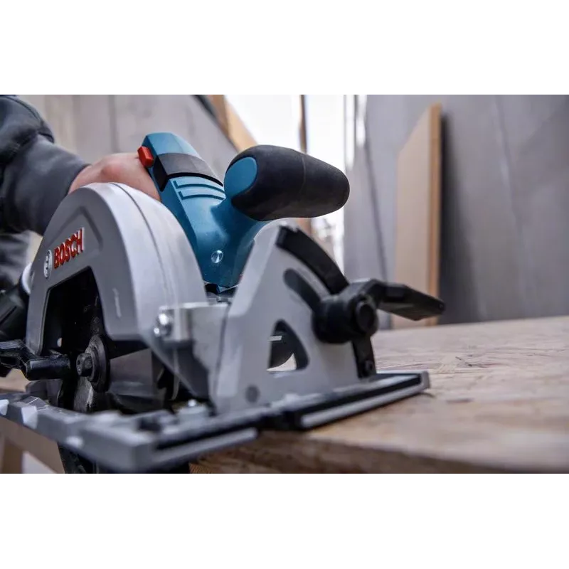 Bosch GKS 18V-57-2 Professional sierra circular a batería, 18 V, 165 mm, sin batería, azul/negra