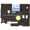 Cinta para etiquetas Brother TZe535 12mm blanco sobre azul