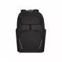 Mochila casual Wenger SwissGear Meteor negro poliéster PVC rPET