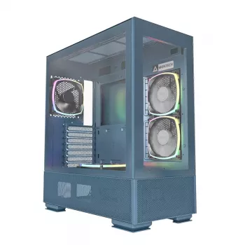 Caja para PC Montech SKY TWO torre Midi azul