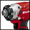 Taladro con empuñadura de pistola Einhell TE-CI 18/1 Li-solo, portabrocas de cambio rápido, negro/gris/rojo