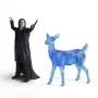 Set de figuras Schleich Professor Snape y Patronus, modelo 1253938, multicolor