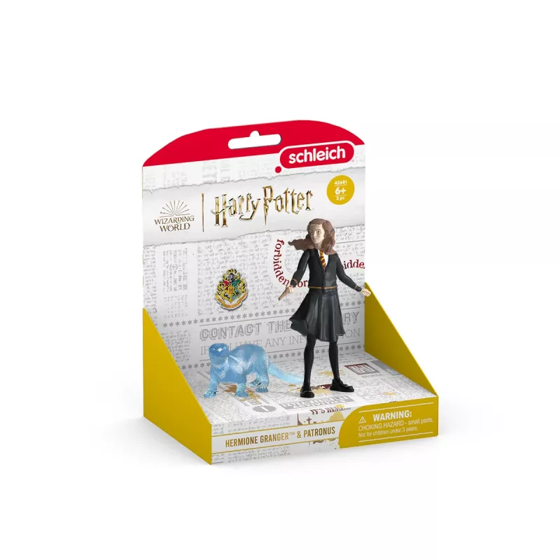 Schleich 42681 Wizarding World Harry Potter Hermione Granger y Patronus, figura de juego