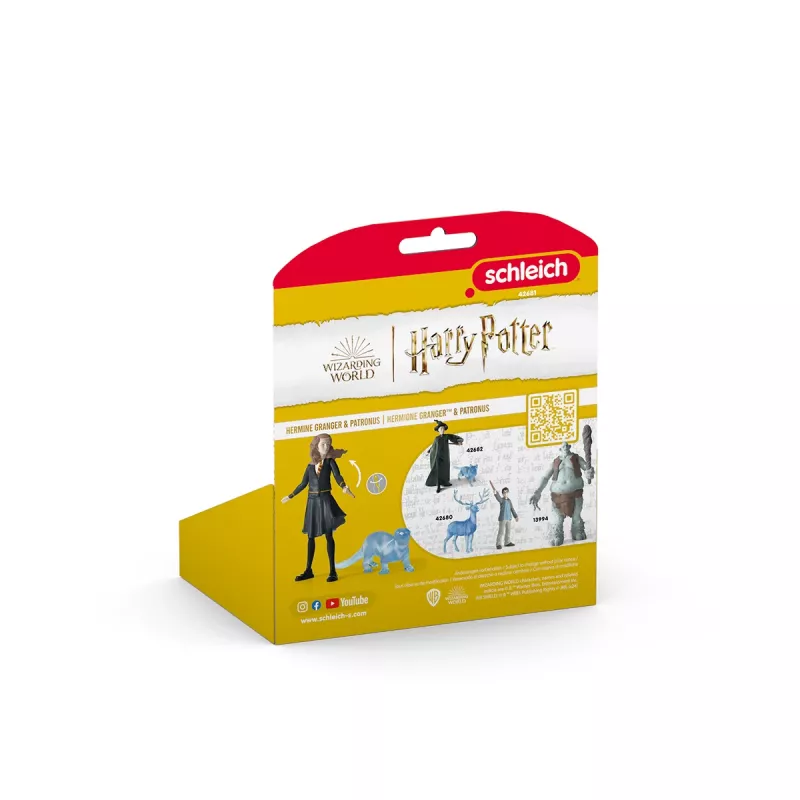 Schleich 42681 Wizarding World Harry Potter Hermione Granger y Patronus, figura de juego