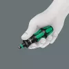 Wera 9532 05136042001 juego de taller para remachar cadenas, 20 piezas, incl. carraca reversible para puntas 1/4", negro/verde