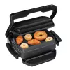 Parrilla de contacto Tefal GC7148 — 2000 W, carcasa de acero inoxidable, rectangular, termostato regulable, superficie de parrilla, 365×365×175 mm