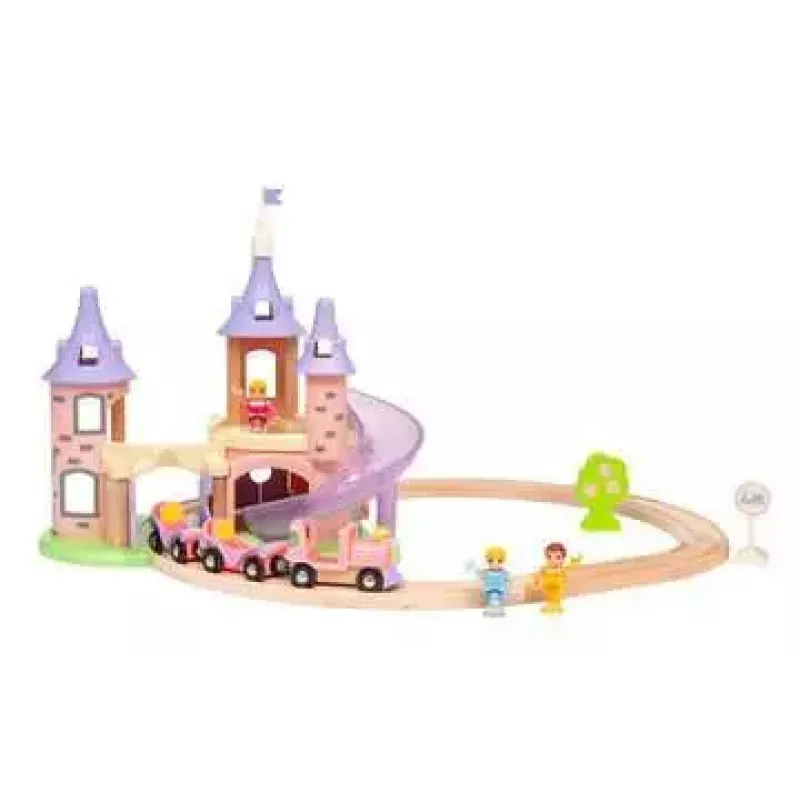 Set de vehículo de madera y vías Ravensburger 33312 — multicolor, para niños a partir de 3 años