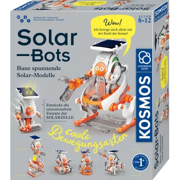 Kosmos Solar Bots, kit de experimentos, Energía renovable, 8 años