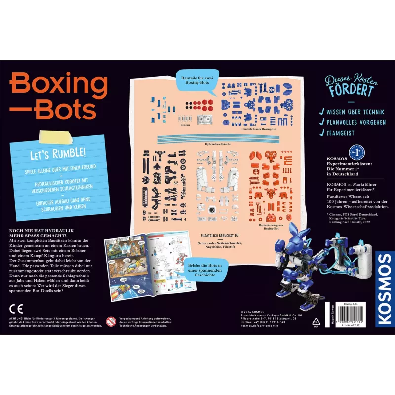 Kosmos Boxing Bots, Robot, Tecnología, 10 años Kosmos Boxing Bots. Tipo de producto: Robot, Tema: Tecnología, Edad recomendada (mín.): 10 años