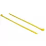 Brida de cable reutilizable DELOCK 18761 — Nylon, 300 mm x 7,6 mm, amarillo, 100 uds.