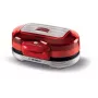 Ariete 205 Hamburger Maker Party Time, máquina de hamburguesas, 1200 W, placas dobles antiadherentes, 2 compartimentos, fácil de limpiar, rojo