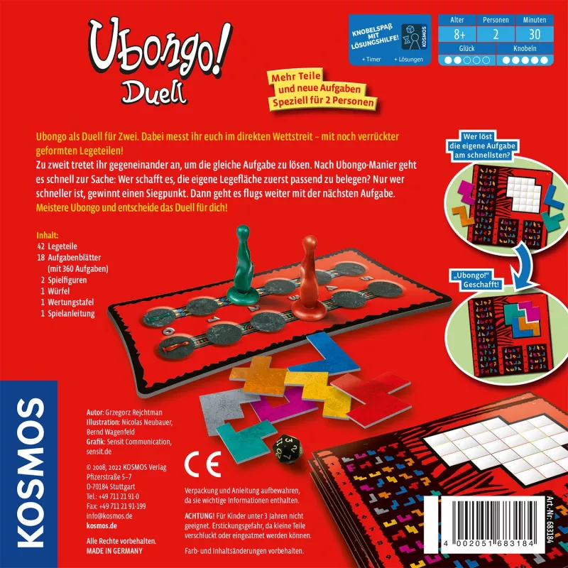 Kosmos 683184 juego de mesa puzzle