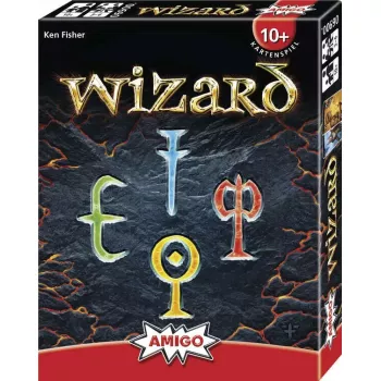Juego de cartas AMIGO Wizard (modelo 06900) — juego de estrategia para la familia, 10+ años, 45 min.