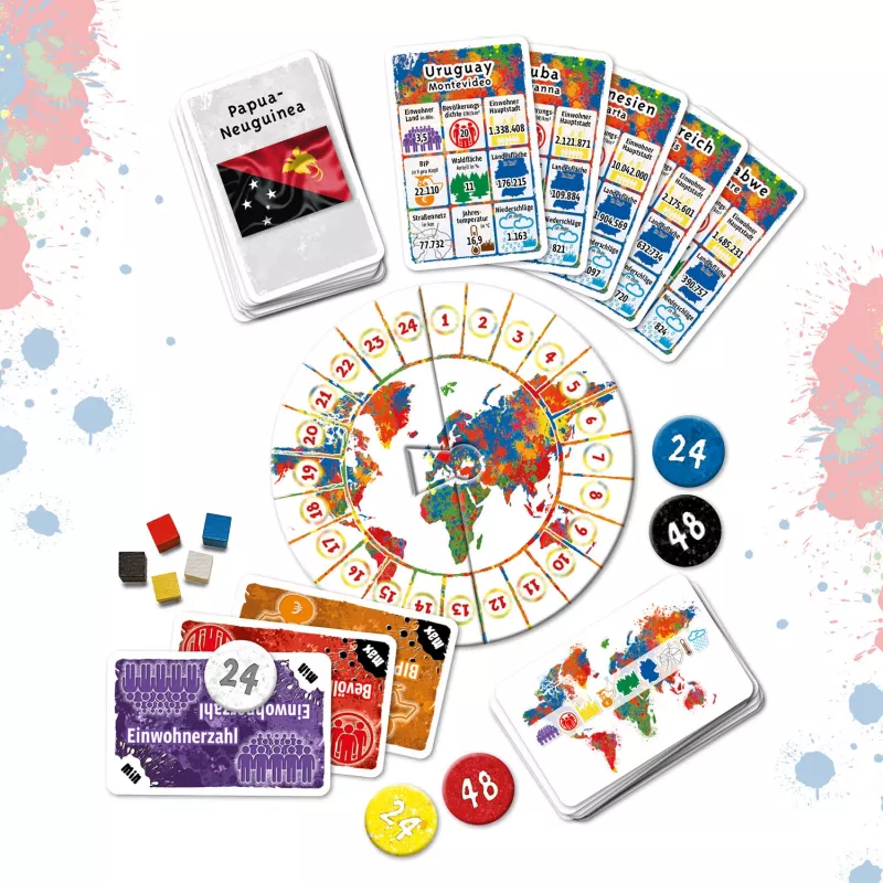 Kosmos Schätz die Welt 45 min juego de mesa educativo