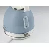 Ariete 2877 hervidor de agua Vintage, 1,7 l, inalámbrico, azul, 1,7 l, 2000 W, azul claro, indicador de nivel de agua, inalámbrico, filtración