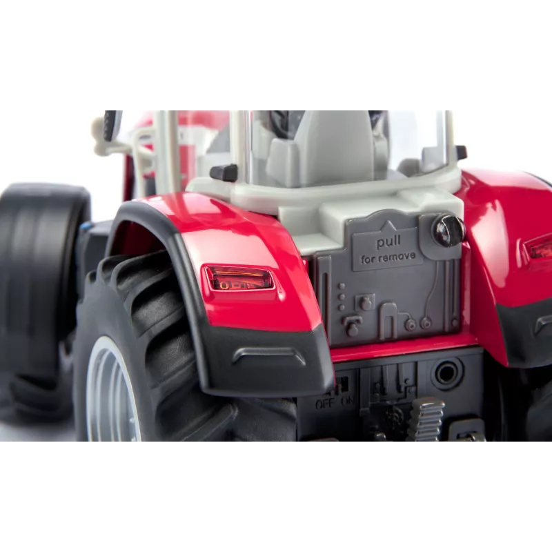 Vehículo RC Siku Massey Ferguson 9S control por app Bluetooth – tractor a escala, controlado por app, recargable
