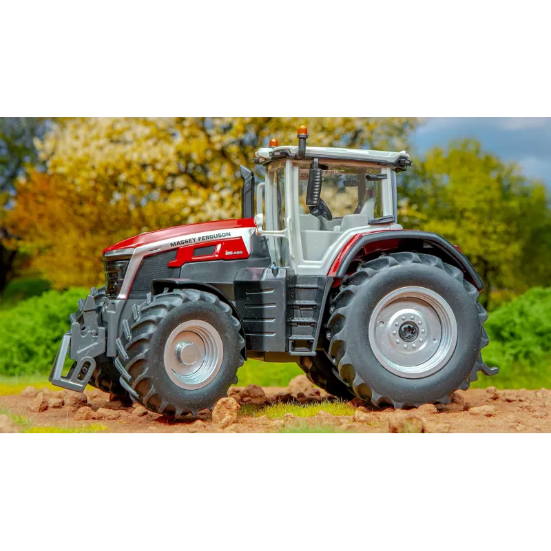 Vehículo RC Siku Massey Ferguson 9S control por app Bluetooth – tractor a escala, controlado por app, recargable