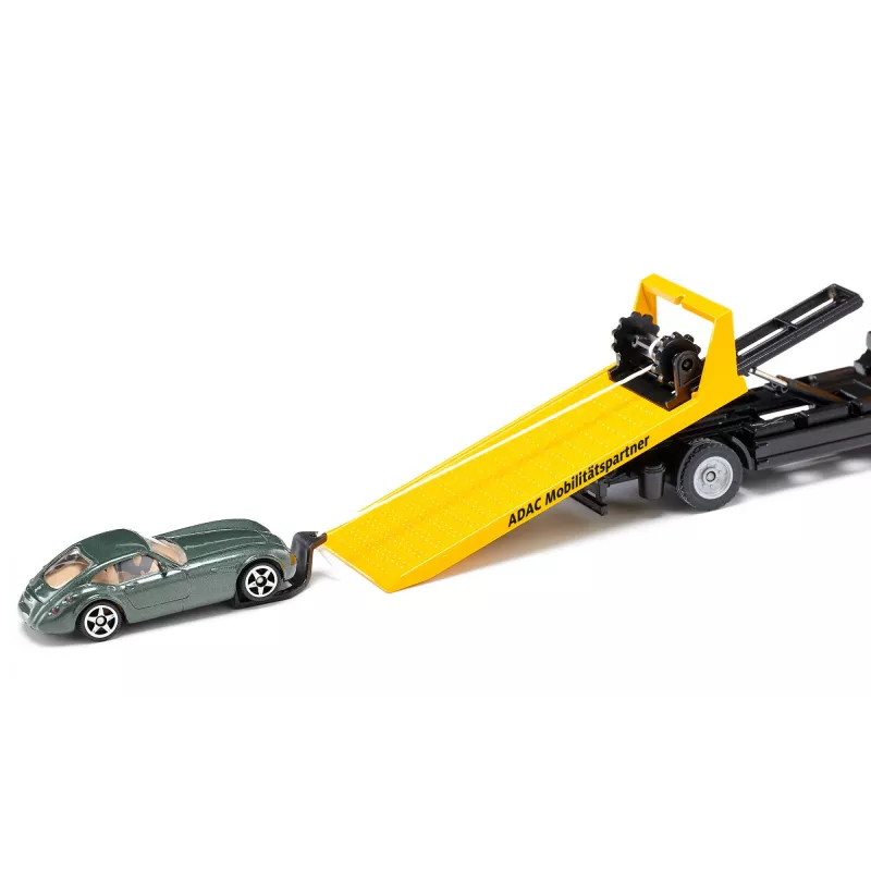 Set de modelos de coche Siku MAN grúa de remolque ADAC, premontado escala 1:55, 58×170×57 mm