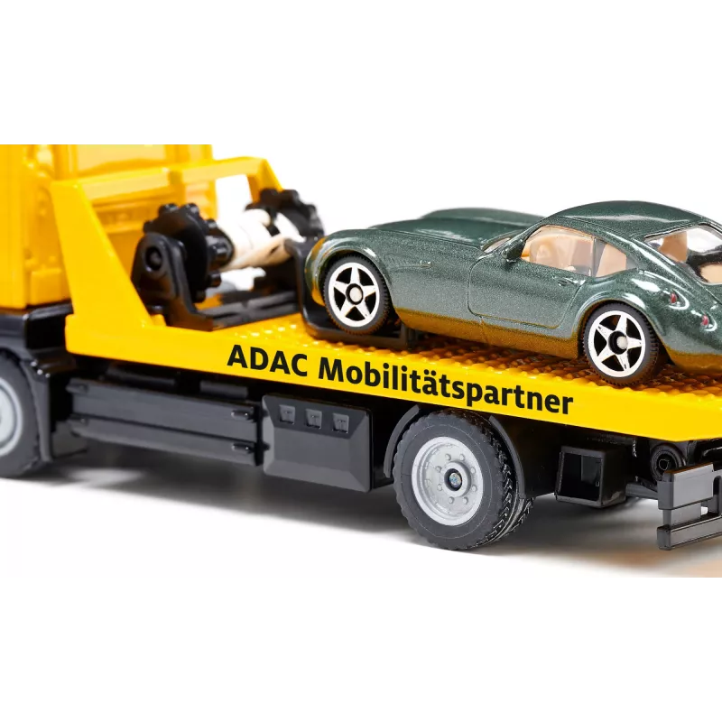 Set de modelos de coche Siku MAN grúa de remolque ADAC, premontado escala 1:55, 58×170×57 mm