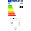 Bosch Serie 6 KGE398IBP frigorífico combi, 343 l (249 l frigorífico / 94 l congelador), clase energética B, 201 cm, puerta reversible, acero inoxidable
