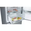 Bosch Serie 6 KGE398IBP frigorífico combi, 343 l (249 l frigorífico / 94 l congelador), clase energética B, 201 cm, puerta reversible, acero inoxidable