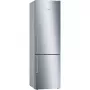 Frigorífico combi Bosch Serie 6 KGE398IBP — 343 L total, acero inoxidable, apertura de puerta a la derecha