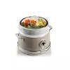 Ariete 2904 Olla arrocera – Olla arrocera eléctrica con cubeta de cerámica – Sushi casero – Multicocina – Vintage Line – 3,5 L – 650 W – Beige