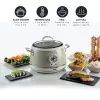 Ariete 2904 Olla arrocera – Olla arrocera eléctrica con cubeta de cerámica – Sushi casero – Multicocina – Vintage Line – 3,5 L – 650 W – Beige