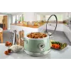 Ariete 2904 Olla arrocera – Olla arrocera eléctrica con cubeta de cerámica – Sushi casero – Multicocina – Vintage Line – 3,5 L – 650 W – Verde