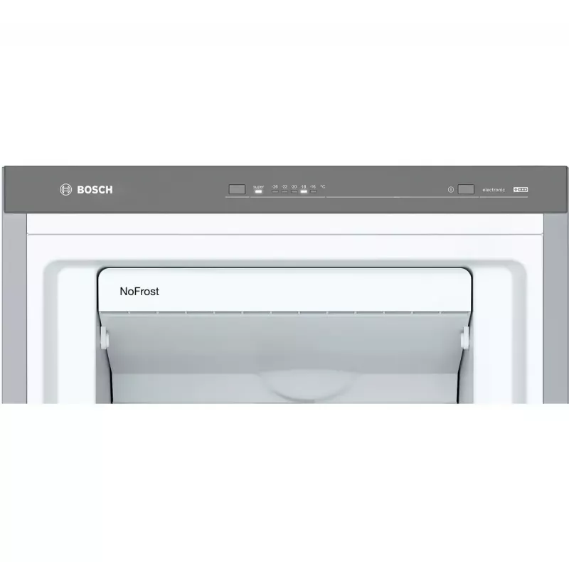 Congelador Bosch Serie 4 GSN36VLEP — 242 l, NoFrost, clase E, 39 dB, acero inoxidable