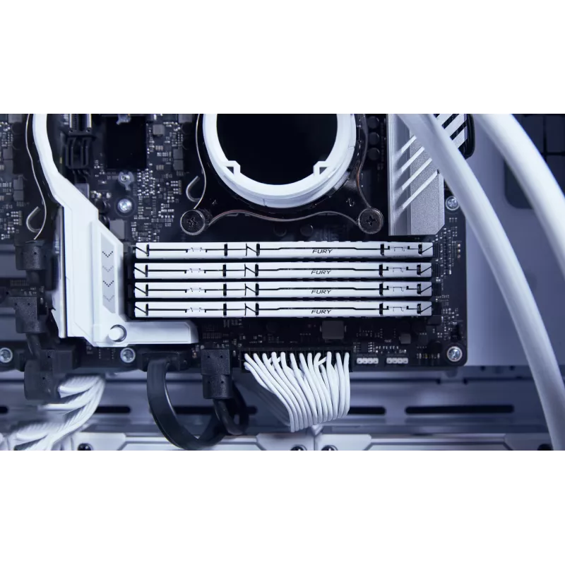 Kingston Technology FURY Beast 32GB 6400MT/s DDR5 CL32 DIMM Blanco EXPO