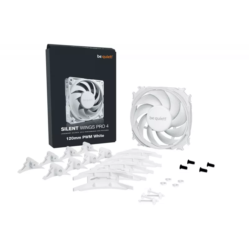 be quiet BL118 Sistema de refrigeración para ordenador Ventilador de caja para ordenador 12 cm Blanco 1 unidad
