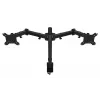 Soporte para monitor ENDORFY Atlas Double para 2 pantallas 68,6 cm (27 inch), pinza, VESA 75x75–100x100, máx. 8 kg por pantalla, negro